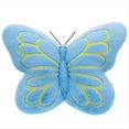 thumbnail image 1 of Cojín de Mariposa con Forma de Mariposa, Suave y de Felpa, Ideal para Dormitorio, Sala de Estar, Sofá, Color Azul., 1 of 5