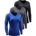 thumbnail image 1 of T-shirt de Course Athlétique de Yoga à Manches Longues pour Femmes, 1 of 5