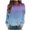 Sky Blue, variant on Bovxnpu Women Fleece Lined Long Sleeve Thermal Shirt Fleece Pullover Drop Shoulder Warm Tops