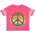 thumbnail image 3 of Inktastic Retro Peace Sign Sunset Boys or Girls Toddler T-Shirt, 3 of 5