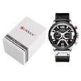 thumbnail image 1 of 8329 Reloj de cuarzo para hombres de negocios Reloj de pulsera deportivo simple Tres subesferas CURREN Mirar, 1 of 7