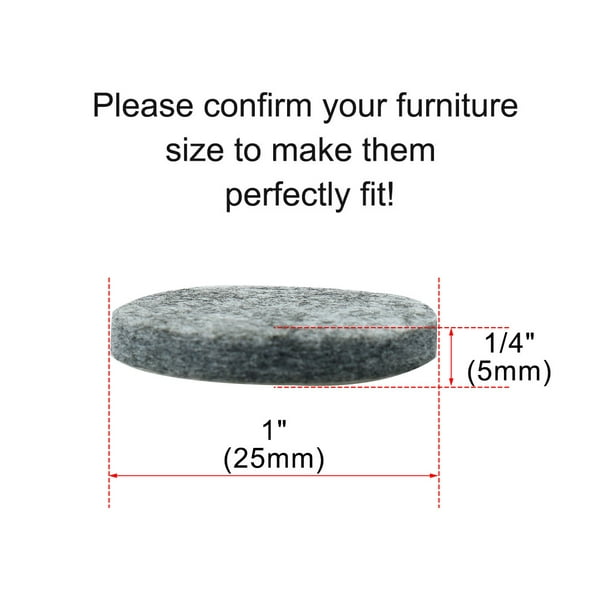 Patin en feutre adhésif pour meubles, 75 x 100 mm, 1 unité