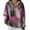 Pink, variant on Women's Checkered Cross Hooded Sweatshirt Fashion Graphic Pullover Hoodie with Stretch Comfort, Casual Long Sleeve Top for Streetwear Style Green