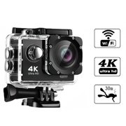 4k Sports Action Camera Set, Waterproof Mini Body Camera with Audio and Video Recording, Pro Action Camera for Outdoor Sports Vlogging Camera for Outdoor