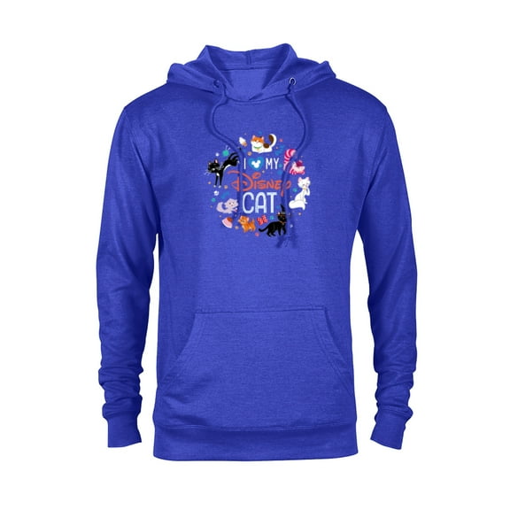 Disney I Love My Disney Cat - Pullover Hoodie for Adults - Customized-Navy