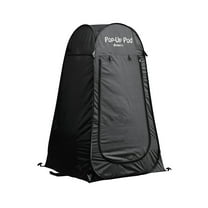 GigaTent 1-Person Pop Up Privacy Tent for Camping Changing Room, Portable Shower Station (Black)