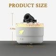thumbnail image 7 of Cannon Humidifier, Cannon Blast Aroma Humidifier Diffuser, Mini Cannon Humidifier, Vapor Cannon Desktop Humidifier, Essential Oil Diffusers for Home, with 2 Spray Modes, 7 Colors LED Lights (White), 7 of 7