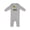 AC-Heather Grey, variant on 2nd Birthday Dinosaur Party Two Year Old Baby Romper Coveralls