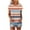 Multicolor, variant on QUNYINEY Short Sleeve Women Shirts Casual Striped Crew Neck Tops Loose Pullover T-Shirts