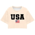 thumbnail image 4 of TSADFHJI Hauts d'Entraînement Femmes Longs Mode Décontractée Imprimé Col Rond Manches Courtes T-Shirt Beige, 4 of 4