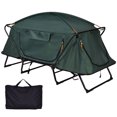 thumbnail image 1 of Gymax Randonnée en Plein Air Pliage 1 Personne Imperméable Tente de Camping Surélevée W / Sac de Transport, 1 of 7