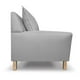 thumbnail image 2 of Sillón Victoria Sofamatch Tela Quantum Patas Natural gris, 2 of 8