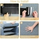 thumbnail image 5 of Non-slip Couch Cushion Gripper - Self-adhesive Hook Loop Tape To Keep Couch Cushions From Sliding, 10cm X 1.5m In Black, 5 of 5
