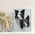 thumbnail image 2 of Border Collie Canvas Print Decorative Painting, Wall Art for Living Room Bedroom Office Cafe Hallway, Pet Lover Gift, 2 of 8