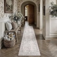 thumbnail image 3 of BERTHMEER 2'x8' Washable Runner Rugs for Hallway Kitchen Entryway Non-slip, Gray, 3 of 7