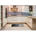 thumbnail image 6 of Ahgly Company Machine Washable Indoor Square Transitional Gunmetal Gray Area Rugs, 8' Square, 6 of 7
