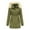 Army Green-Coat, variant on Qetyuw Parka Jackets for Women Winter Sherpa Lined Warm Hooded Coat Plus Size Zip Up Long Sleeve Casaul Jacket