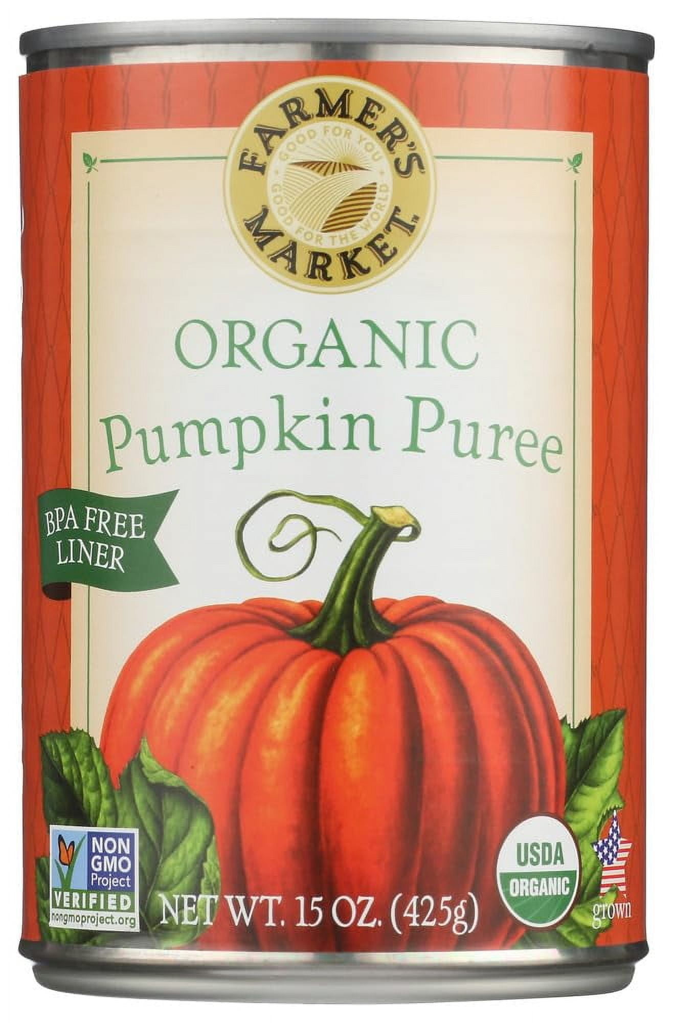 FARMERS MARKET FOODS PUMPKIN ORG 15 OZ - Pack of 12