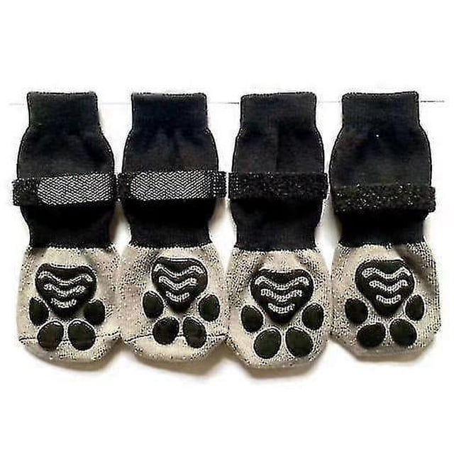 4pcs Non-slip Socks For Dogs,paw Protection Against Licking And Slipping, Ideal For Dog Paw Protection For Hardwood Floor