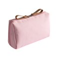 thumbnail image 2 of Portable Cosmetic Makeup Bag Compact Travel Toiletry Pouch with Dividers,Small Handheld Storage Organizer for Women's Beauty Accessories,Pink, 2 of 4