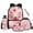 Strawberry Axolotl, variant on Yuyamidu Strawberry Axolotl Backpack and Lunch Box, Pencil Pouch, Water Bottle Holder & Keychain, 5-Piece Kids School Bookbag Set for Girls 6-8 & 8-10, 2nd-4th Grade, Back to School Supplies