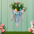 thumbnail image 5 of EUDIDV Easter Decorations Easter Eggs Easter Carrot Wreath Faux Plant Door Hanging Home Party Hanging Decoration Decorations Hangers Easter Party Supplies, 5 of 7