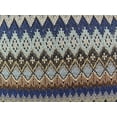 thumbnail image 3 of Plutus Zig Along Indigo Handmade Pillow, (20" x 30" Queen), 3 of 4