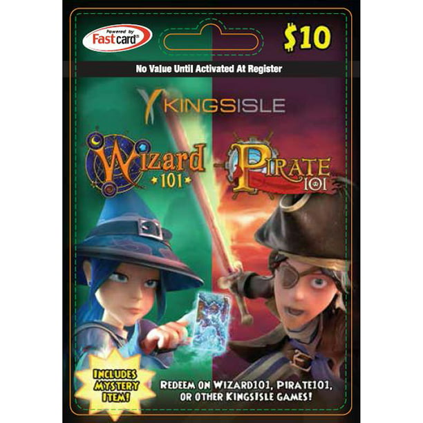 Kingsisle Combo Card Wizard101 Pirate101 10 Walmart Com