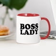 thumbnail image 3 of CafePress - BOSS LADY Mug - 11 oz Ceramic Mug - Novelty Coffee Tea Cup, 3 of 4