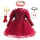 thumbnail image 2 of Otoño Invierno Niñas Vestido de Navidad Ropa para niños Vestido de fiesta Fiesta de niñas Tul Tutu Vestidos de princesa Vestido Año Nuevo Costume3-4T (110) Gao Jinjia LED, 2 of 2