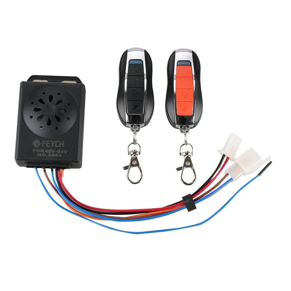 Electric Scooter Motorcycle Antitheft Security Alarm System Remote