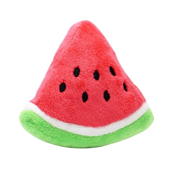 Puppy for Teething Watermelon Plush Shape Reduce Dog's Loneliness Gift Tug of War Interesting for Boredom