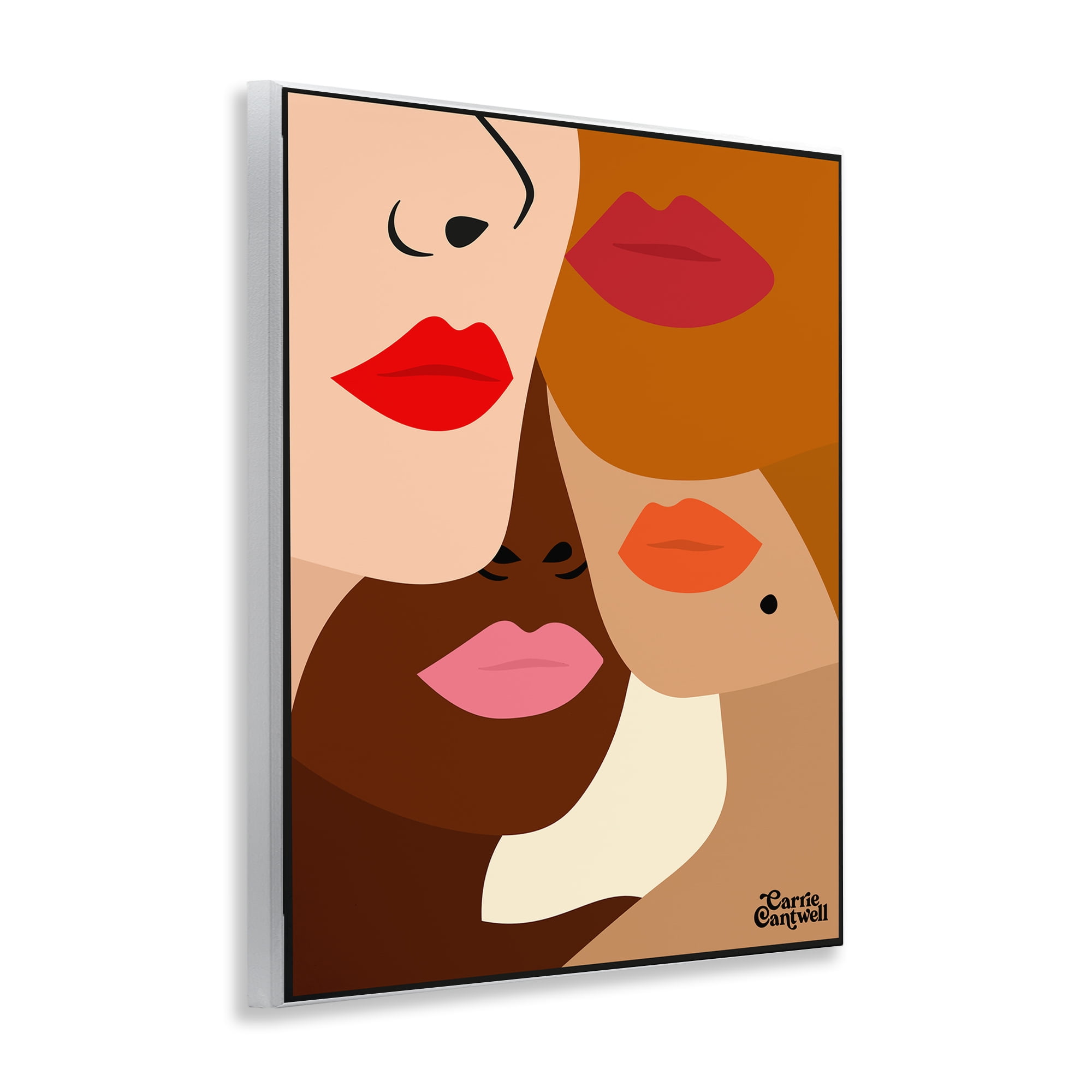 Many Faces of Women Wall Plaque Art, design by Carrie Cantwell