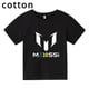 thumbnail image 2 of Camiseta de algodón Messi, ropa para niños, ropa para niñas, camiseta informal de manga corta de verano, camisetas deportivas para niños y niñas, 2 of 4
