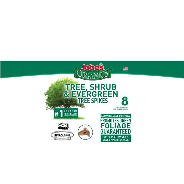 Jobe's 8 Count Tree, Shrub, Evergreen Plant Food Spikes