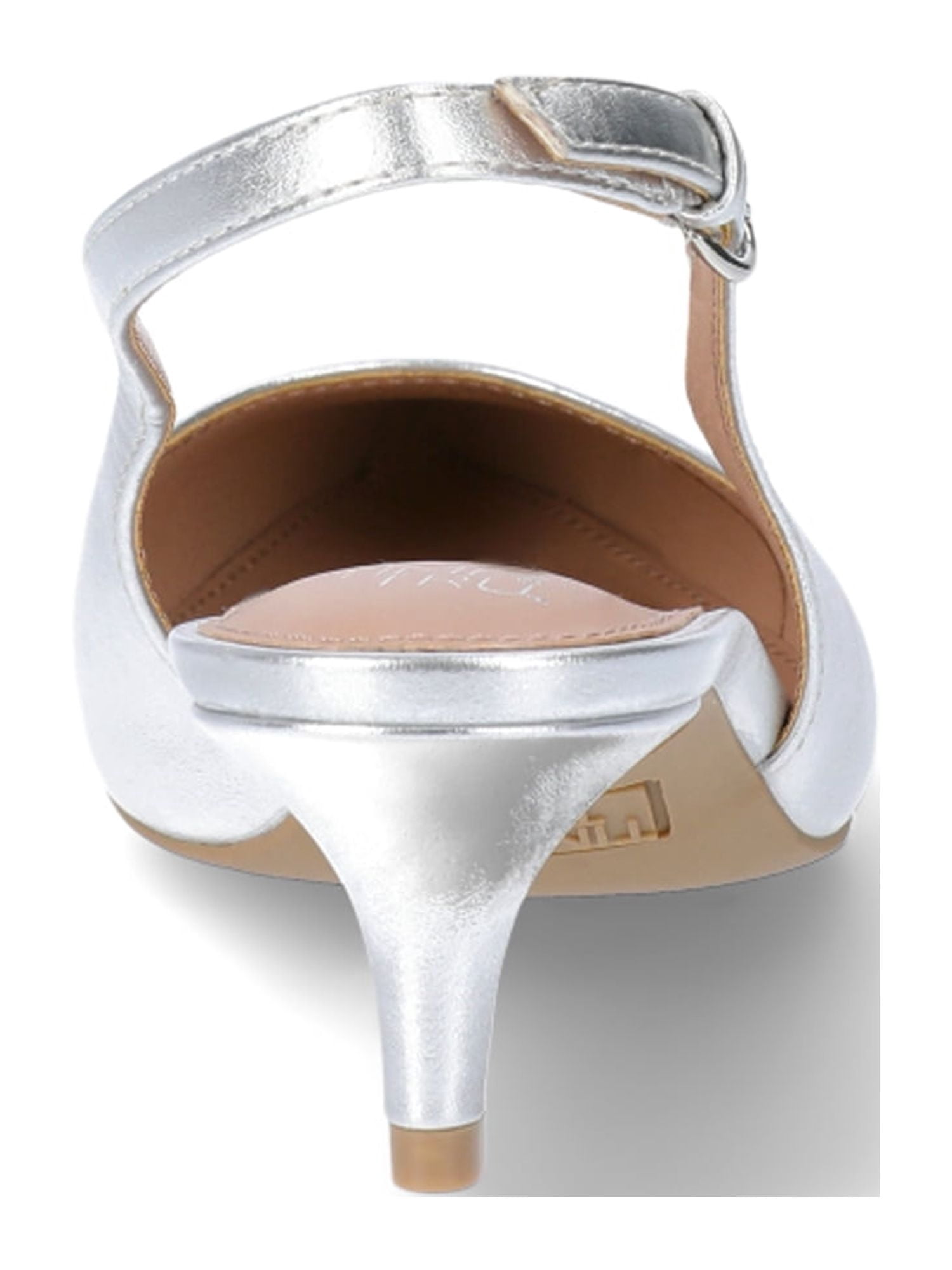 Time and Tru Women's Slingback Kitten Heel Pumps