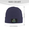 thumbnail image 3 of XMXT Winter Casual Beanie Hats for Men Women, Blue Dragons Illustration Unisex Adult Cap Warm Daily Knit Hat Skull Caps, Navy Blue, 3 of 9