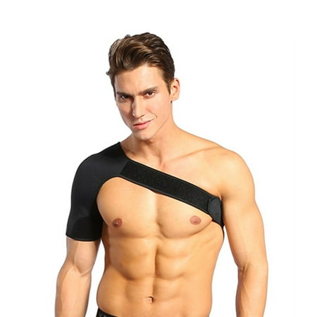 WALFRONT Support Shoulder Brace for Women and Men,Light and Breathable Neoprene Shoulder Support for Rotator Cuff,Dislocated AC Joint,Shoulder Pain,Right Shoulder Compression Wrap Strap