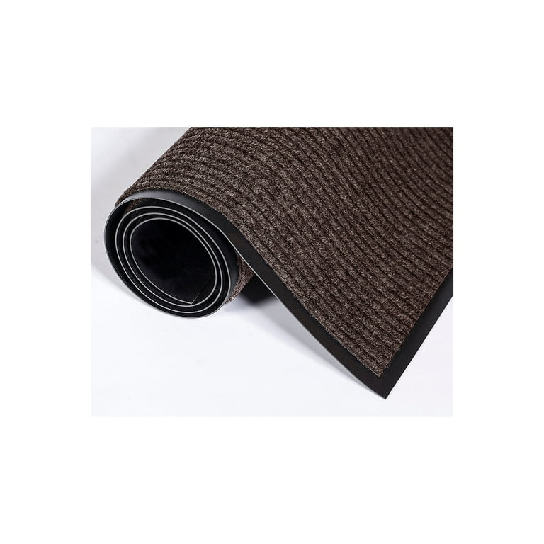 Needle Rib Wipe and Scrape Mat, Polypropylene, 36 x 120, Brown Needle Rib Wipe and Scrape Mat, Polypropylene, 36 x 120, Brown