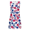 thumbnail image 4 of SMihono Robe d'Été pour Femmes Grande Taille Mode pour Femmes Imprimée Confortable Ample Sans Manches Décontractée Hauts Robe, 4 of 4
