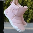 thumbnail image 6 of Dakaela Toddler Boots Girls Boys Wide Winter Snow Boot Kids Zero Drop Barefoot Hiking Shoes Indoor Outdoor Fleece Sneakers Pink Size 2.5, 6 of 9