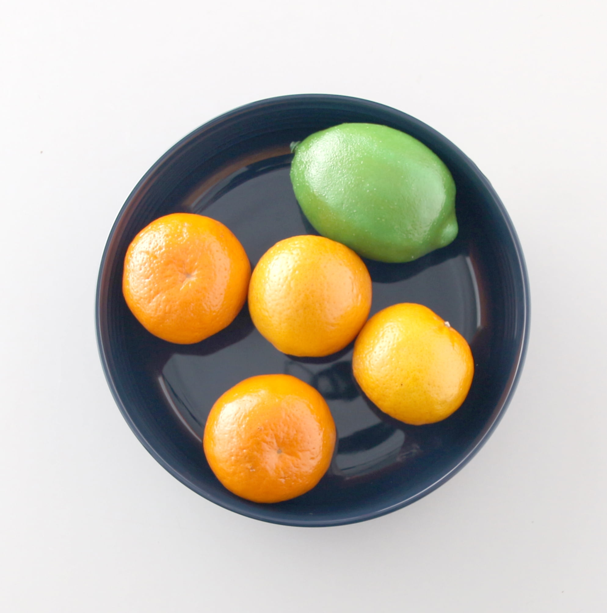 (3 pack) Mainstays Chiara Stoneware Navy Round Dinner Bowl
