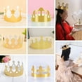 thumbnail image 4 of 10Pcs Cake Decoration Fashion Celebration Kids Aldult Wedding Decor Prince Princess Hats King Crowns Paper Crown Cap Birthday Hat C, 4 of 8