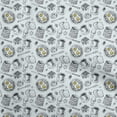 thumbnail image 1 of oneOone Polyester Lycra Sky Blue Fabric English Breakfast Sewing Craft Projects Fabric Prints By Yard 56 Inch Wide, 1 of 5