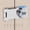 Silver, variant on TOKCKYBL Keyless Cabinet Lock with Combination Code - 3-Digit Password Hasp Latch Lock for Drawers, Bifold Closet Door and Double Sided Door (Black, 4.5 Inch)