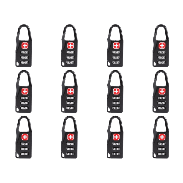 Candado Puerta para Bolsos Cerraduras Con Contraseña Combinación 3 Dígitos