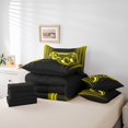 thumbnail image 5 of Erosebridal Game Gaming Bedding Full Size,Yellow Gamepad Bed Set,Modern Abstract Geometical Bedding Sets Full Size,Lightweight Bedroom Decorative Reversible,7pcs, 5 of 7