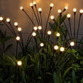 thumbnail image 5 of Luz solar para césped, Control de luz inteligente sensible, brillante, resistente al agua, para jardín, luz cálida de 10 cabezales, 5 of 5
