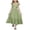 style-01 Green, variant on Little Girls Dress Girls Dress Summer Ruffle Sleeve Mesh A Line Casual Party Dresses with Pockets Size 15-16 (Multicolour,15-16 Years)