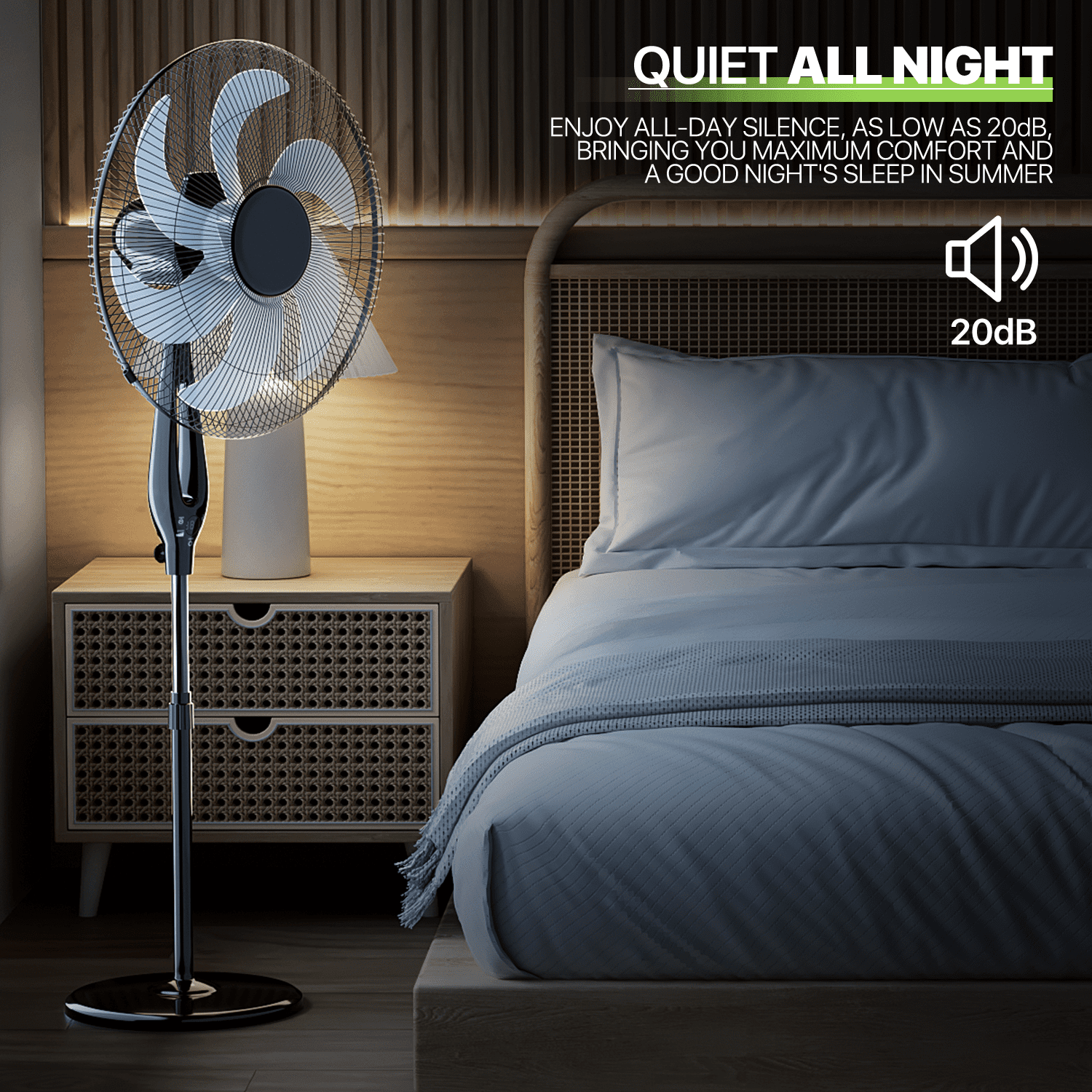 Magshion 17" Oscillating Pedestal Fan with 3 Speeds, Adjustable Standing Cooling Fan with Remote, Ultra Quiet Stand Up Fan, 3 Modes Floor Fan for Home Bedroom Office, Black